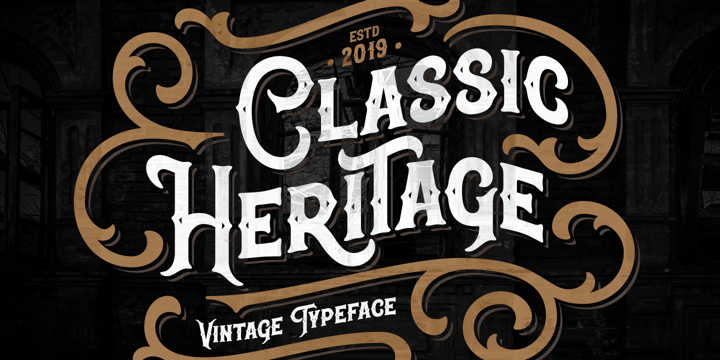 Example font Classic Heritage #1